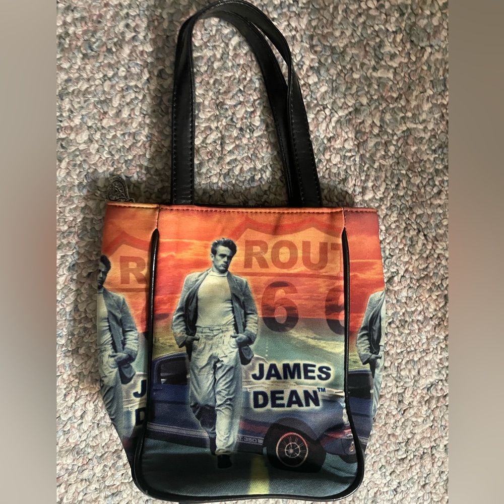 Small James Dean Route 66 Purse Handbag Crossbody Bag